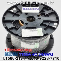 벨덴케이블 1192A BELDEN 마이크, 악기 (Black 150m)