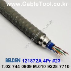 300m(롤) 벨덴121872A (미터당 ₩30,310) 벨덴케이블 121872A BELDEN 121872A 4Pair 24AWG Paired 그레이