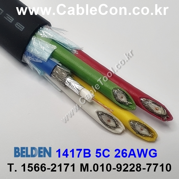 벨덴케이블 1417B BELDEN (Black 300m)