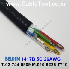 BELDEN 1417B J5C(Black) 5Coax 26AWG 벨덴 300M