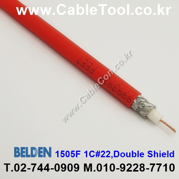 BELDEN 1505F G7V(Red) RG-59/U 벨덴 10M