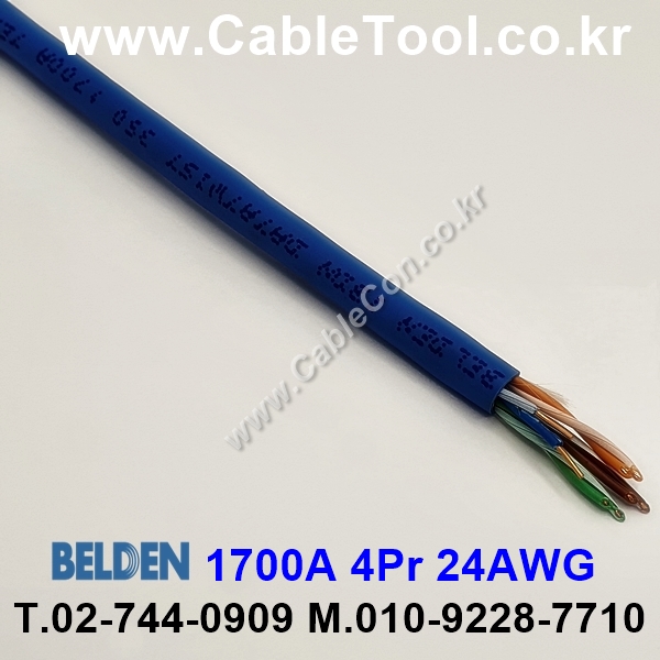 BELDEN 1700A 006(Blue) Cat5e U/UTP 벨덴 10M