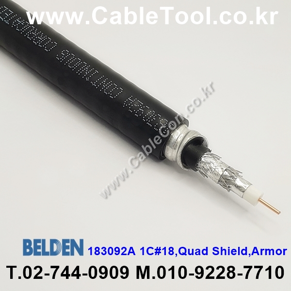 BELDEN 183092A 010(Black) 30M, 벨덴 RG6