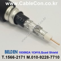 벨덴케이블 183092A BELDEN RG6 (Black 30m)