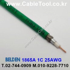 BELDEN 1865A N3U(Green) Sub-miniature 59 벨덴 300M