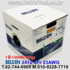 BELDEN 2412 005(Green) Cat 6+(550MHz), U/UTP 벨덴 1롤 300M