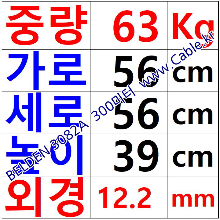 벨덴케이블 3082A BELDEN (Gray 300m)