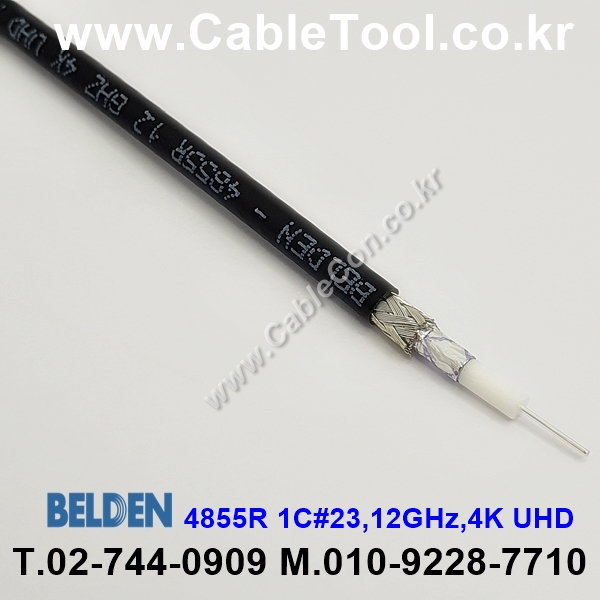 1m 벨덴 4855R 미터당 ₩3,550 벨덴케이블 4855R BELDEN 1Coax 23AWG