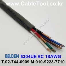 BELDEN 5304UE 008(Gray) 6C 18AWG 벨덴 300M