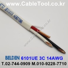 300m(롤) 벨덴6101UE (미터당 ₩5,790) 벨덴케이블 6101UE BELDEN 6101UE 3C 14AWG Security & Alarm 네츄럴