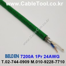 BELDEN 7200A X4P(Green) 1Pair 24AWG 벨덴 300M