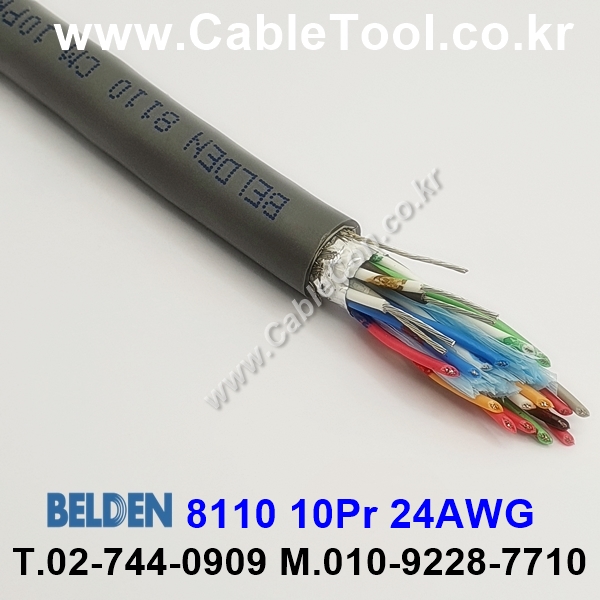 BELDEN 8110 060(Chrome) 10Pair 24AWG 벨덴 300M