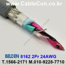 150m(롤) 벨덴8162  (미터당 ₩7,000) 벨덴케이블 8162  BELDEN 8162  2Pr 24AWG RS422 오디오멀티 (크롬)