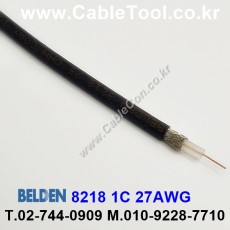 300m 벨덴8218 미터당 ₩2,330 벨덴케이블 8218 BELDEN 8218 1Coax 27AWG