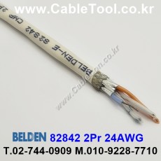 BELDEN 82842(Y64348) 877(Natural) 2Pair 24AWG 벨덴 3M