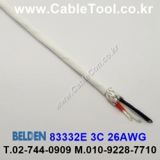 벨덴케이블 83332E BELDEN 마이크, 악기 (White 30m)