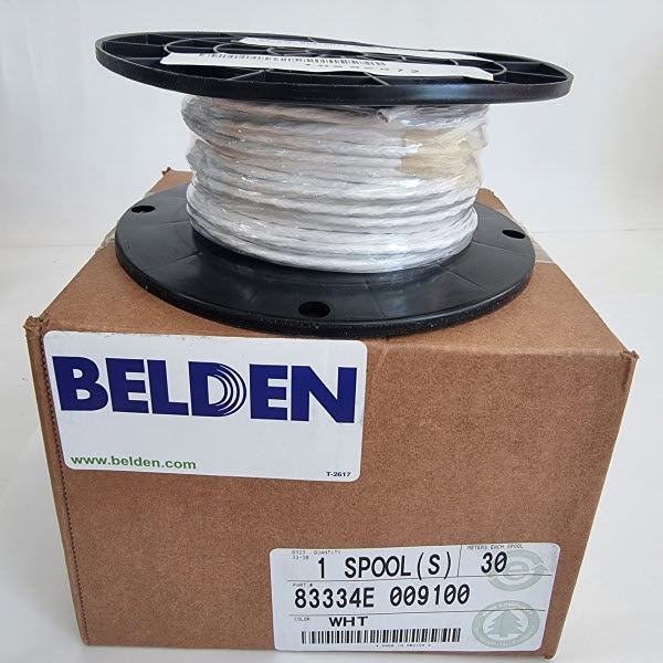 300m(롤) 벨덴83334E (미터당 ₩6,220) 벨덴케이블 83334E BELDEN 83334E 3C 22AWG UL/CSA 600V제어용 화이트