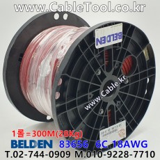 300m(롤) 벨덴83656 미터당 ₩31,330 벨덴케이블 83656 BELDEN 83656 오디오, 제어, 계장용