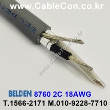 BELDEN 8760 060(Chrome) 1Pair 18AWG 벨덴 3M