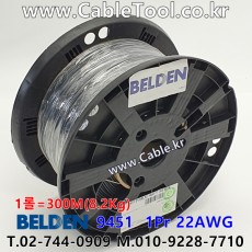 벨덴케이블 9451 BELDEN 라인 레벨 (Black 300m)