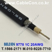 벨덴케이블 9778 BELDEN 마이크, 악기 (Black 1m)