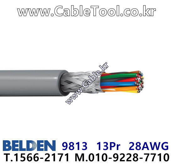 벨덴케이블 9813 BELDEN (Chrome 10m)