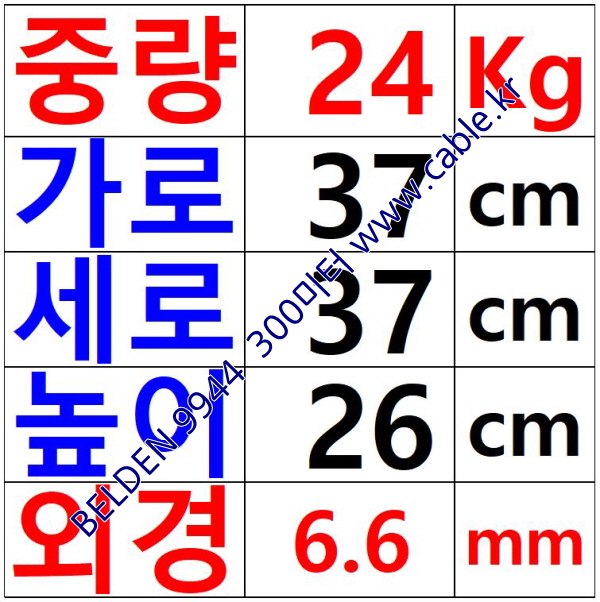 벨덴케이블 9944 BELDEN (300m)