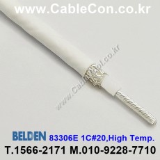 벨덴 83306E BELDEN (300m) 1C #20, High Temp.