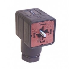 Hirschmann GDM 3011 J Black DIN Valve Connector