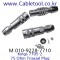 KINGS 7705-2, RG59 Triaxial Cable Plug