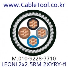 LEONI 2x2.5RM 2XYRY-fl, IEC 60502-1 500미터