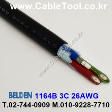 300m(롤) 벨덴1164B 블랙 (미터당 ₩15,180) 벨덴케이블 1164B 블랙 BELDEN 1164B 블랙 3Coax 26AWG RG59 75옴 동축케이블