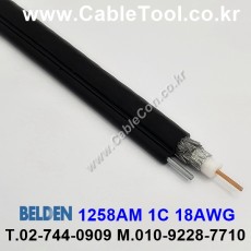 300m(롤) 벨덴1258AM (미터당 ₩1,010) 벨덴케이블 1258AM BELDEN 1258AM 1Coax 18AWG RG6 75옴 동축케이블