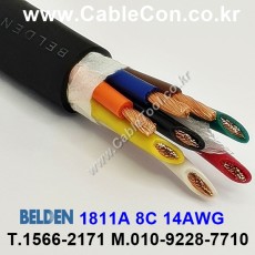 1m 벨덴1811A (미터당 ₩17,600) 벨덴케이블 1811A BELDEN 1811A 8C 14AWG Multi Conductor