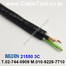 760m(롤) 벨덴21550 (미터당 ₩10,000) 벨덴케이블 21550 BELDEN 21550 2C 12AWG Multi Conductor