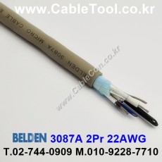 300m(롤) 벨덴3087A (미터당 ₩4,820) 벨덴케이블 3087A BELDEN 3087A 2Pair 22AWG DeviceNet