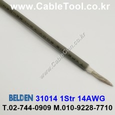 760m(롤) 벨덴31014 (미터당 ₩4,940) 벨덴케이블 31014 BELDEN 31014 1Str 14AWG Hook Up Wire 그레이