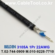 1m 벨덴3105A 미터당 ₩5,310 벨덴케이블 3105A BELDEN 3105A 1Pr 22AWG CAN BUS