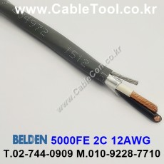 300m(롤) 벨덴5000FE (미터당 ₩10,530) 벨덴케이블 5000FE BELDEN 5000FE 2C 12AWG Multi Conductor 그레이
