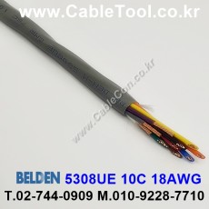 300m(롤) 벨덴5308UE (미터당 ₩4,300) 벨덴케이블 5308UE BELDEN 5308UE 10C 18AWG Multi Conductor
