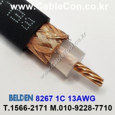 10m 벨덴 8267 미터당 ₩17,710 벨덴케이블 8267 BELDEN 1Coax 13AWG