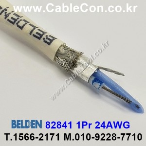 1m 벨덴82841  벨덴케이블 BELDEN 82841 1Pr 24AWG RS-485 CAN Bus