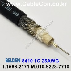 150m(롤) 벨덴8410 (미터당 ₩9,670) 벨덴케이블 8410 BELDEN 8410 1C 25AWG 마이크,악기 블랙
