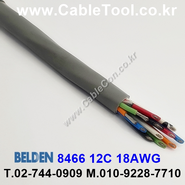 30m 벨덴8466 미터당 ₩21,550 벨덴케이블 8466 BELDEN 8466 12C 18AWG