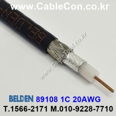 150m(롤) 벨덴89108 (미터당 ₩18,700) 벨덴케이블 89108 BELDEN 89108 1Coax 20AWG RG59 75옴 동축케이블
