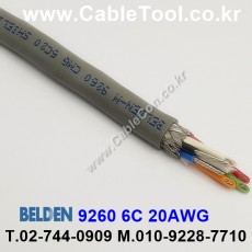 300m 벨덴9260 미터당 ₩14,660 벨덴케이블 9260 BELDEN 9260 6C 20AWG