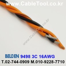 300m(롤) 벨덴9498 (미터당 ₩12,120) 벨덴케이블 9498 BELDEN 9498 1Pair 20AWG Multi Conductor NONE