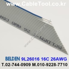300m(롤) 벨덴9L26016 (미터당 ₩9,200) 벨덴케이블 9L26016 BELDEN 9L26016 16C 26AWG INDUSTRIAL 그레이