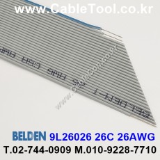 300m(롤) 벨덴9L26026 (미터당 ₩12,300) 벨덴케이블 9L26026 BELDEN 9L26026 26C 26AWG INDUSTRIAL 그레이